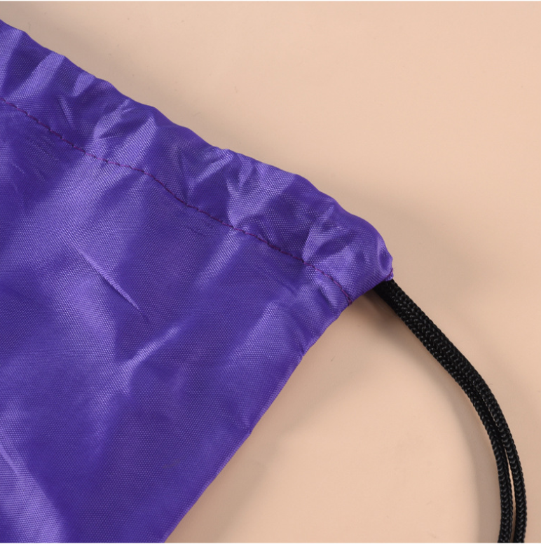 Dacron 420 full version of thermal transfer printing knapsack drawstring bundle pocket storage bag for professional printing