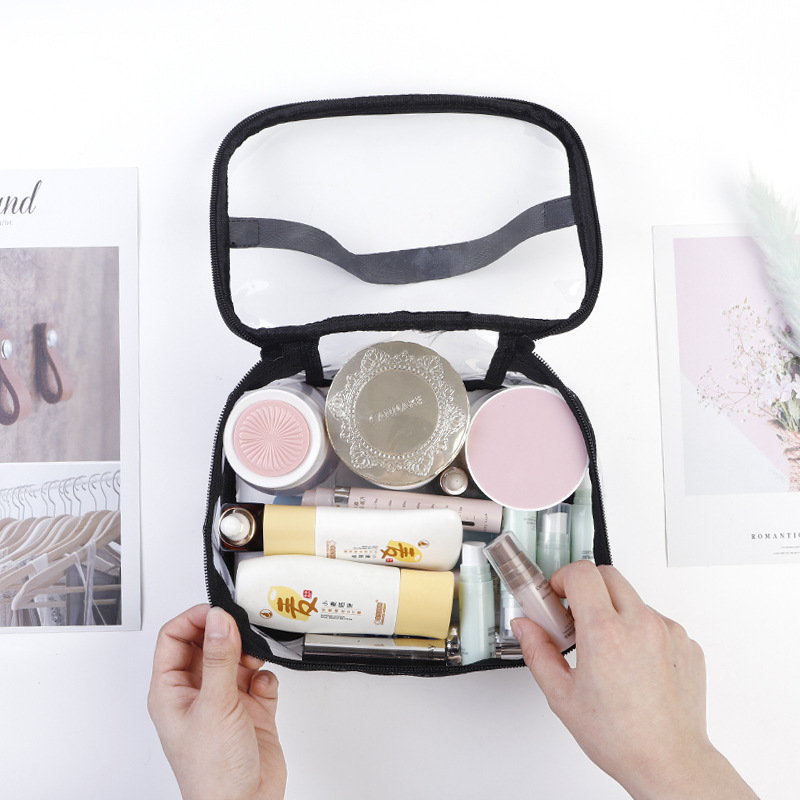 Fatih Travel storage Bag Wash bag men&#039;s makeup bag holding bag Women&#039;s waterproof transparent portable finishing bag