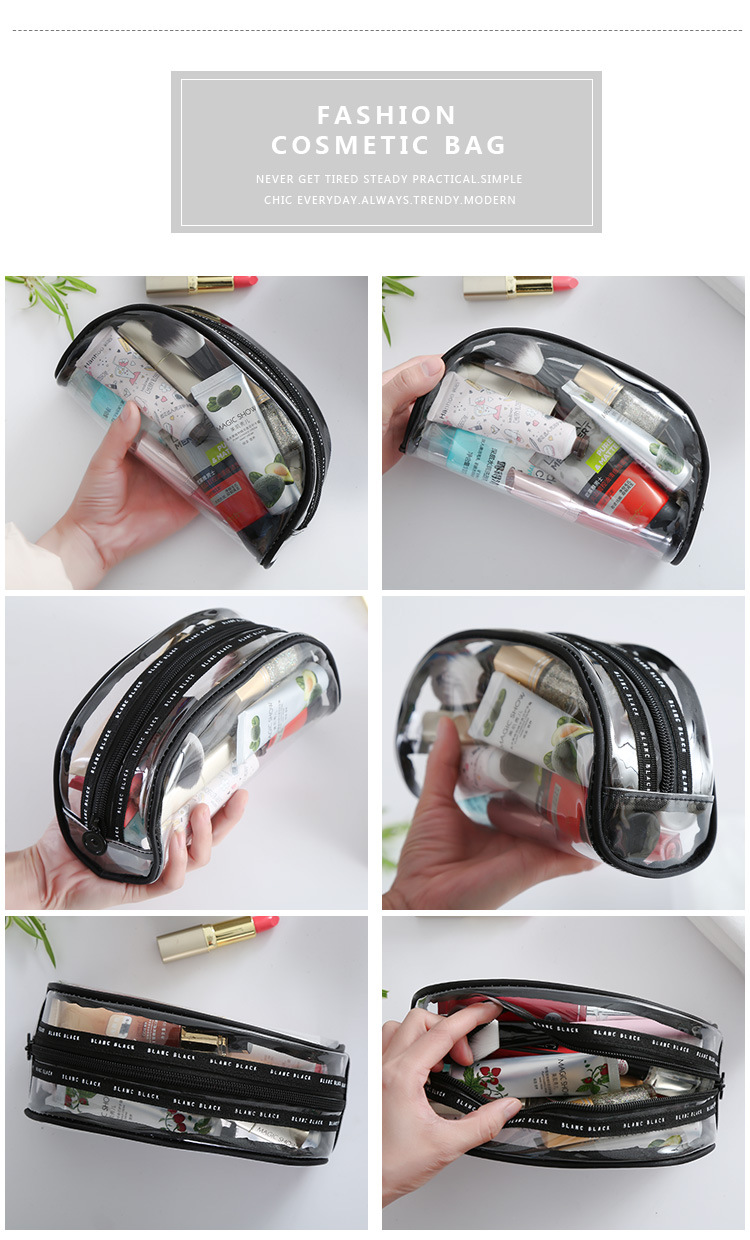 Fatih Travel storage Bag Wash bag men's makeup bag holding bag Women's waterproof transparent portable finishing bag