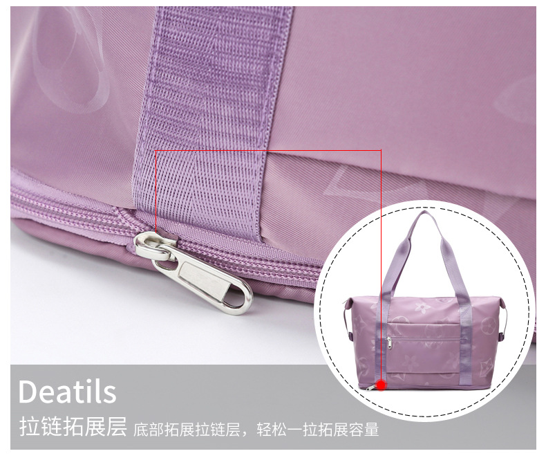 Expansion Short-Distance Portable Travel Bag Handbag Large Capacity Storage Bag Shoulder Bag Women's Sports Yoga Fitness Bag Expansion Short-Distance Portable Travel Bag Handbag Large Capacity Storage Bag Shoulder Bag Women's Sports Yoga Fitness Bag