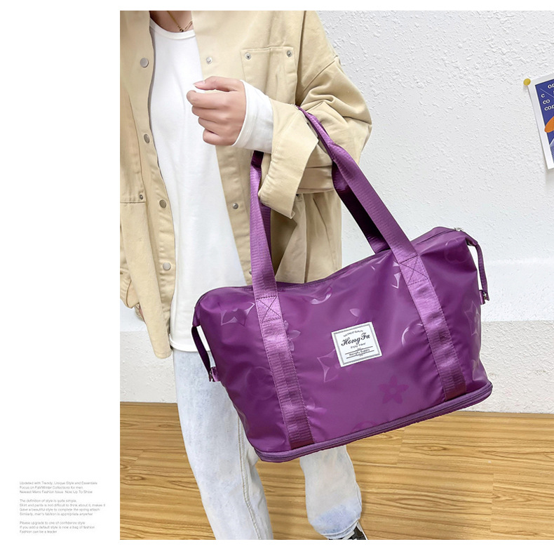 Expansion Short-Distance Portable Travel Bag Handbag Large Capacity Storage Bag Shoulder Bag Women's Sports Yoga Fitness Bag Expansion Short-Distance Portable Travel Bag Handbag Large Capacity Storage Bag Shoulder Bag Women's Sports Yoga Fitness Bag