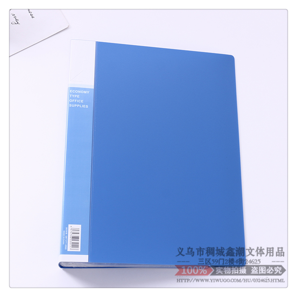 Folder Transparent Insert Info Booklet Thickened Multi-Layer Student Stationery Test Paper Storage Bag Organizing Office Supplies
