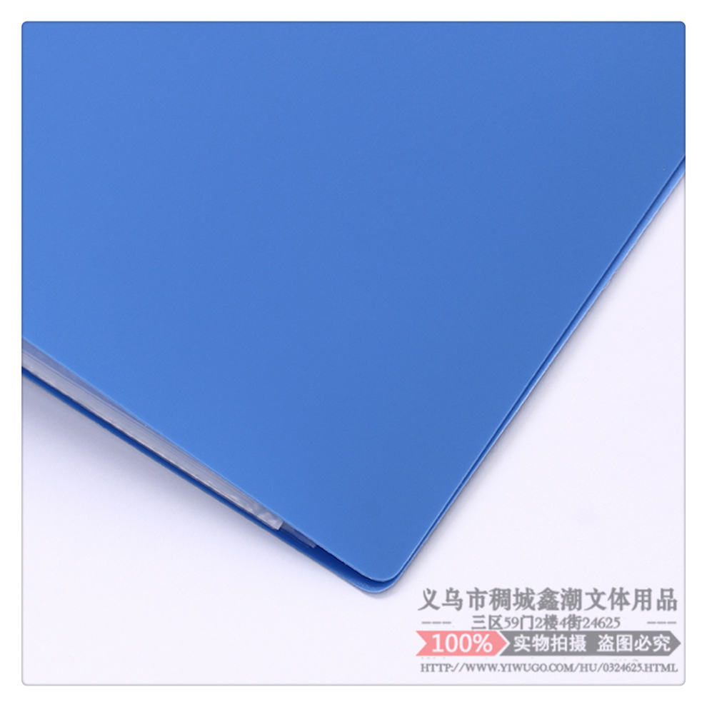 Folder Transparent Insert Info Booklet Thickened Multi-Layer Student Stationery Test Paper Storage Bag Organizing Office Supplies