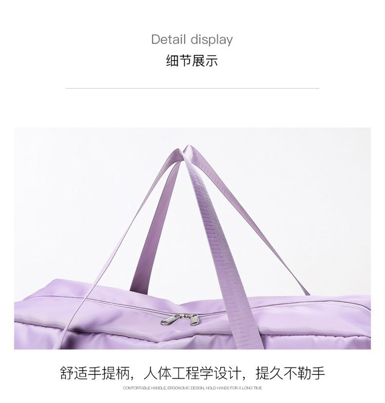 Large Capacity Travel Bag Coverable Handle Handbag Oxford Cloth Storage Bag Large Gym Bag Travel Bag Can Be Customized