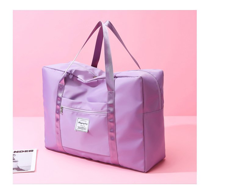 Large Capacity Travel Bag Coverable Handle Handbag Oxford Cloth Storage Bag Large Gym Bag Travel Bag Can Be Customized
