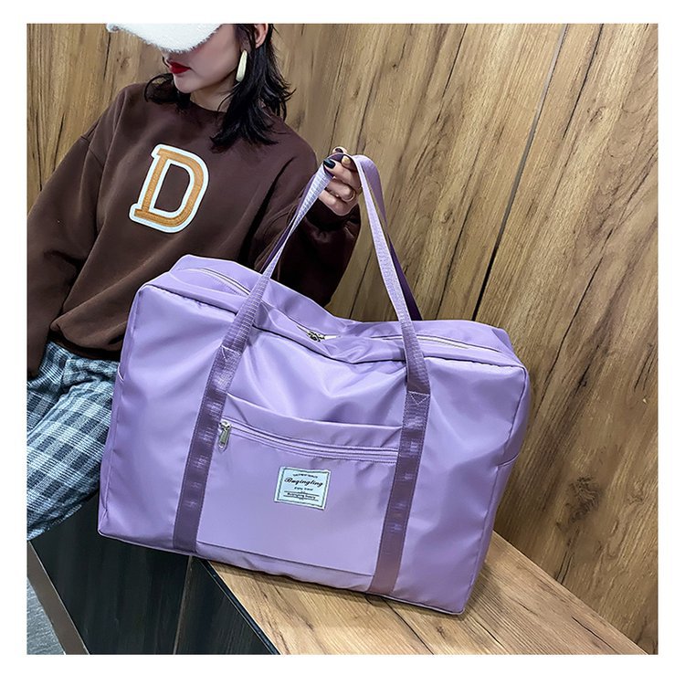 Large Capacity Travel Bag Coverable Handle Handbag Oxford Cloth Storage Bag Large Gym Bag Travel Bag Can Be Customized