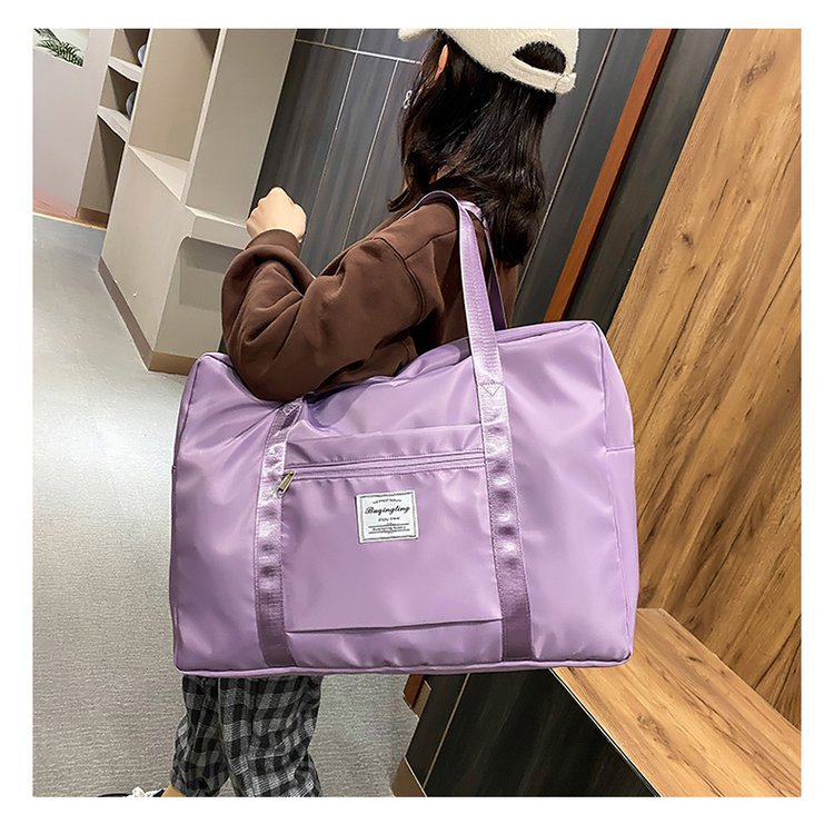 Large Capacity Travel Bag Coverable Handle Handbag Oxford Cloth Storage Bag Large Gym Bag Travel Bag Can Be Customized