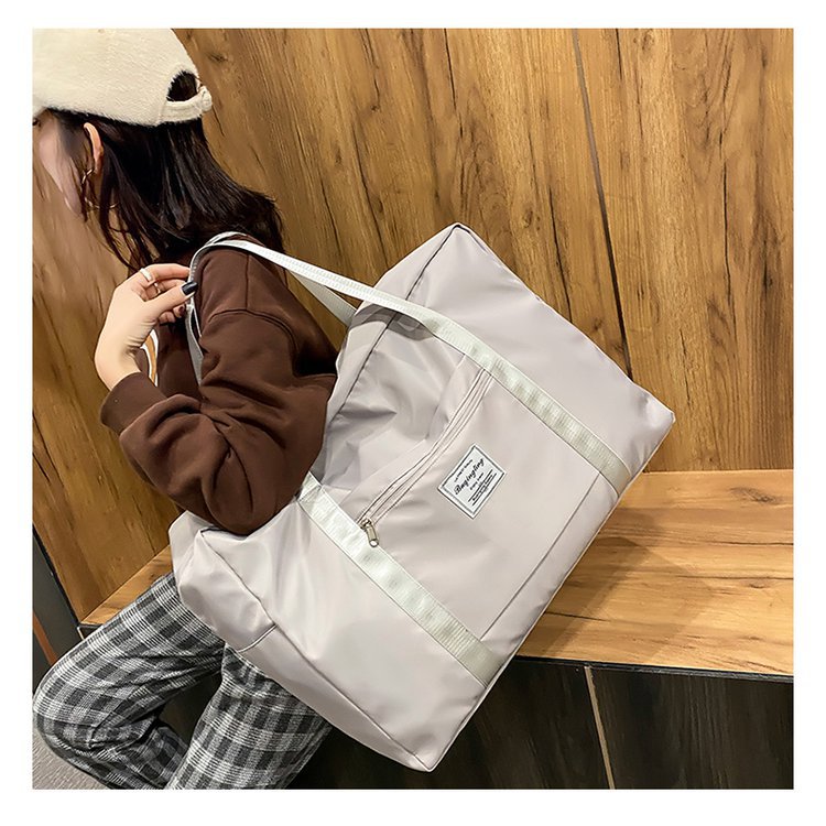 Large Capacity Travel Bag Coverable Handle Handbag Oxford Cloth Storage Bag Large Gym Bag Travel Bag Can Be Customized