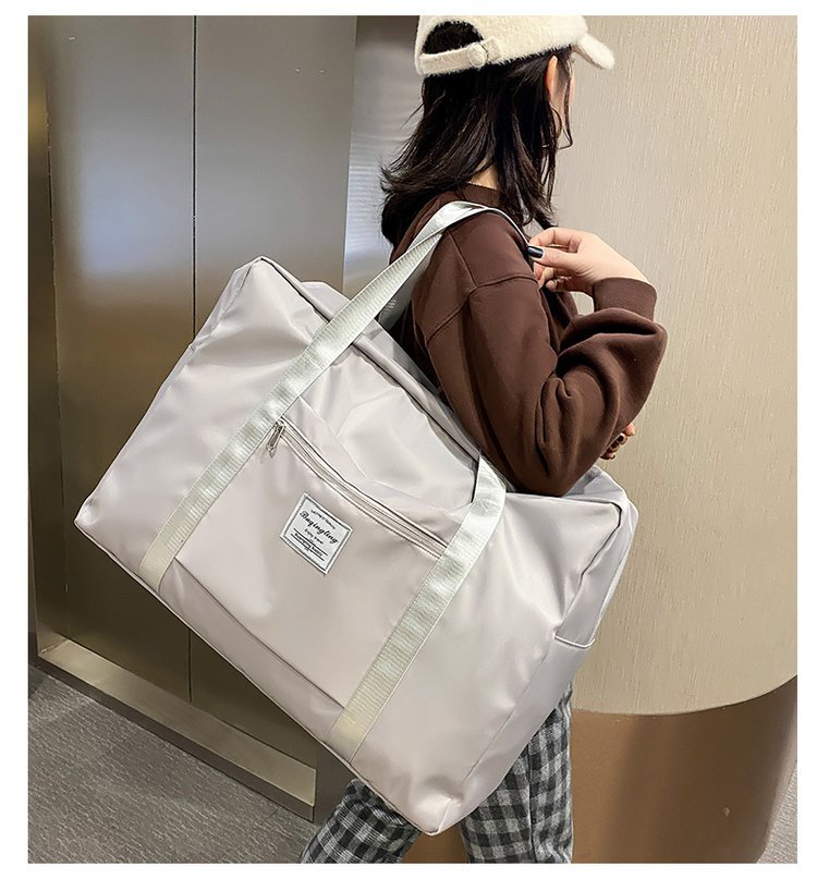 Large Capacity Travel Bag Coverable Handle Handbag Oxford Cloth Storage Bag Large Gym Bag Travel Bag Can Be Customized