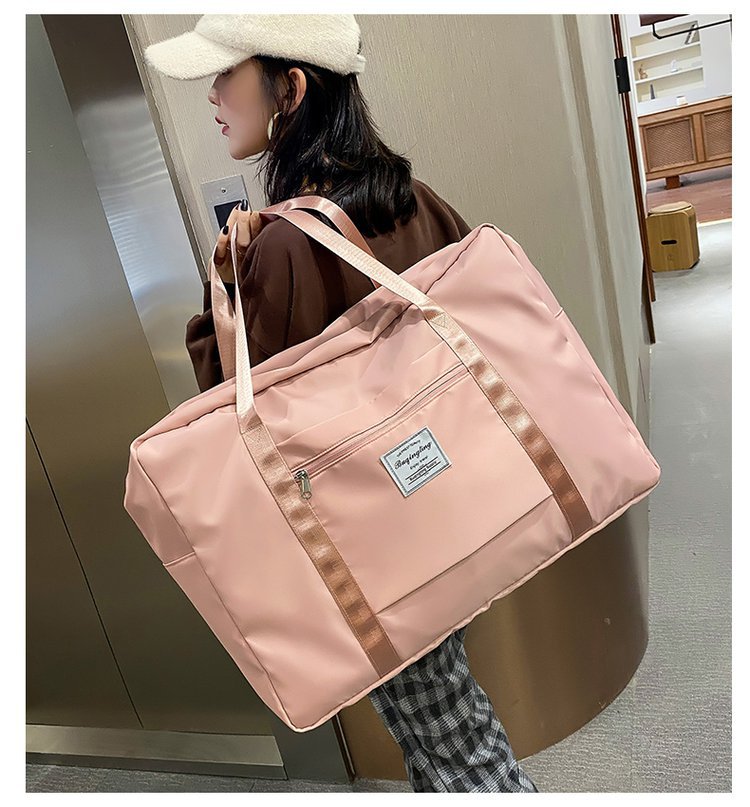 Large Capacity Travel Bag Coverable Handle Handbag Oxford Cloth Storage Bag Large Gym Bag Travel Bag Can Be Customized