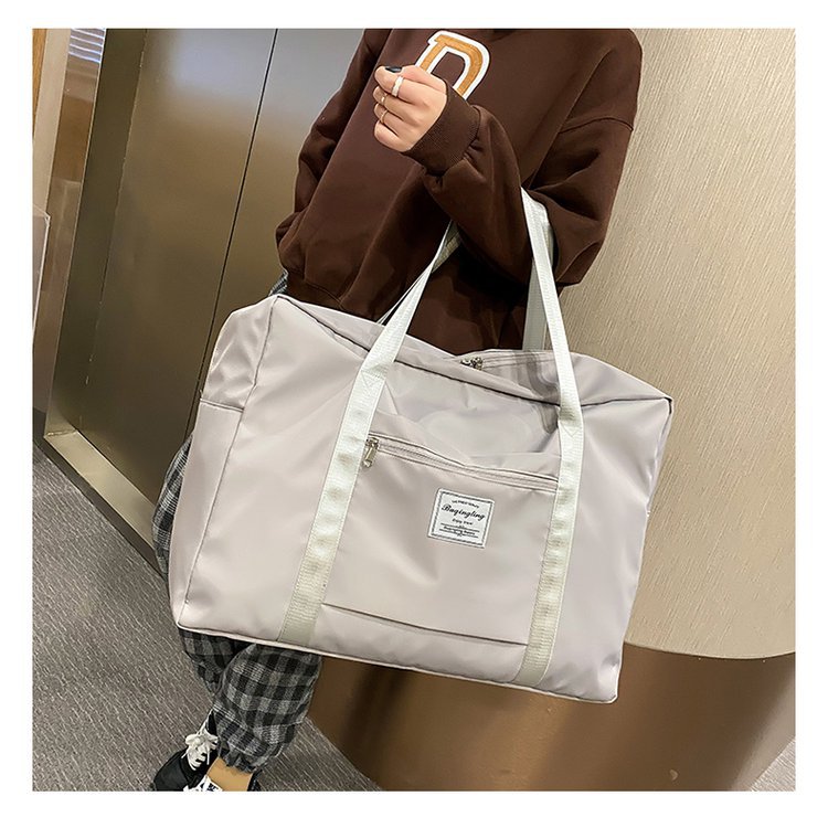 Large Capacity Travel Bag Coverable Handle Handbag Oxford Cloth Storage Bag Large Gym Bag Travel Bag Can Be Customized
