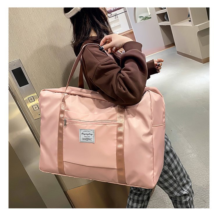 Large Capacity Travel Bag Coverable Handle Handbag Oxford Cloth Storage Bag Large Gym Bag Travel Bag Can Be Customized