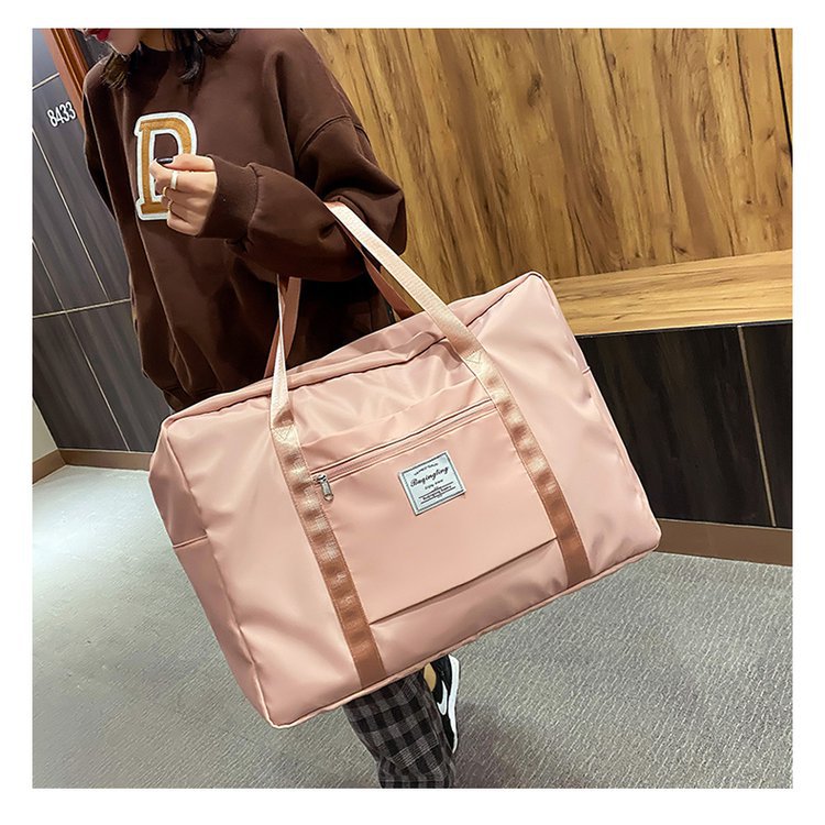 Large Capacity Travel Bag Coverable Handle Handbag Oxford Cloth Storage Bag Large Gym Bag Travel Bag Can Be Customized