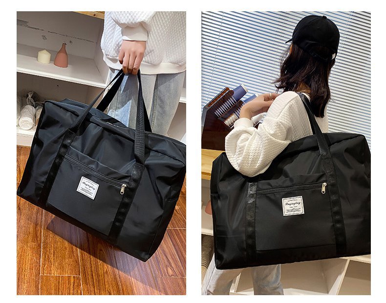 Large Capacity Travel Bag Coverable Handle Handbag Oxford Cloth Storage Bag Large Gym Bag Travel Bag Can Be Customized
