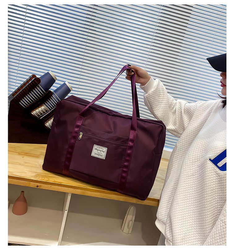 Large Capacity Travel Bag Coverable Handle Handbag Oxford Cloth Storage Bag Large Gym Bag Travel Bag Can Be Customized