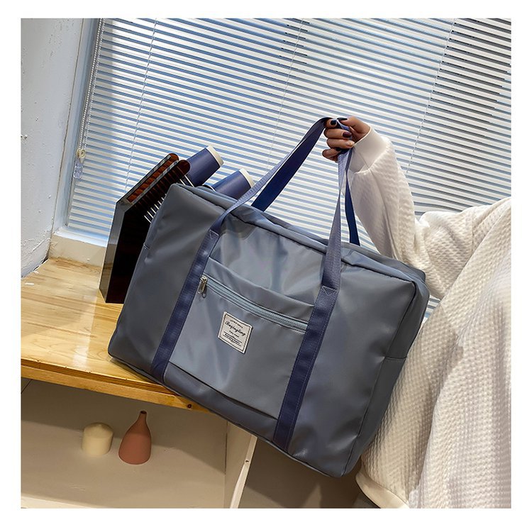 Large Capacity Travel Bag Coverable Handle Handbag Oxford Cloth Storage Bag Large Gym Bag Travel Bag Can Be Customized