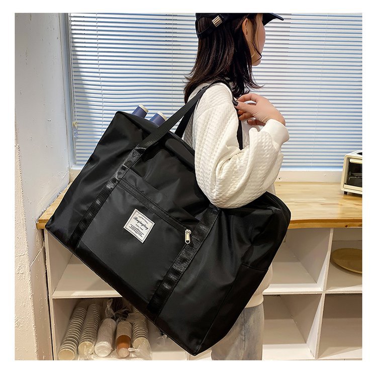 Large Capacity Travel Bag Coverable Handle Handbag Oxford Cloth Storage Bag Large Gym Bag Travel Bag Can Be Customized