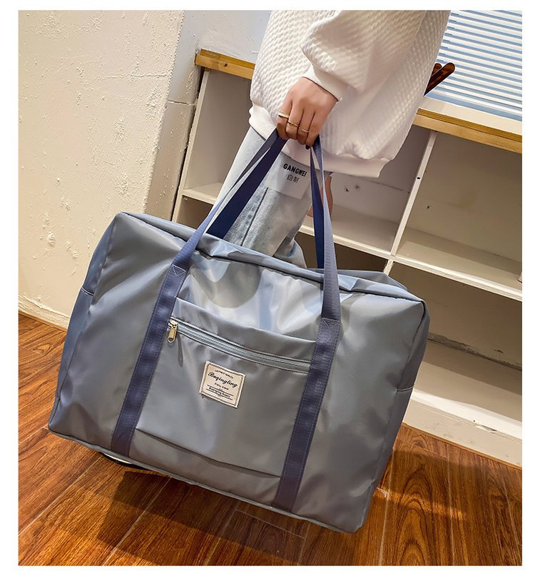 Large Capacity Travel Bag Coverable Handle Handbag Oxford Cloth Storage Bag Large Gym Bag Travel Bag Can Be Customized