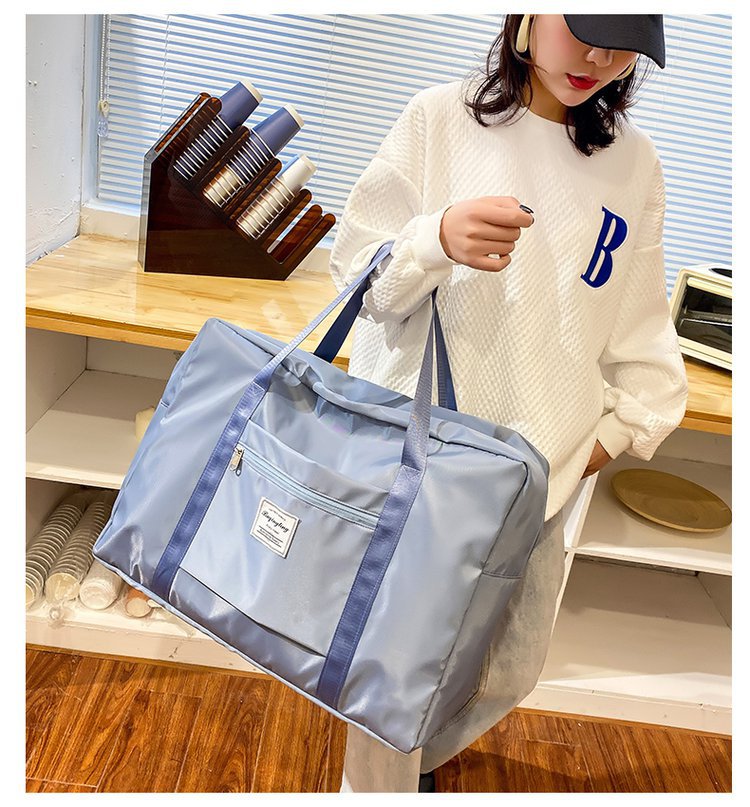 Large Capacity Travel Bag Coverable Handle Handbag Oxford Cloth Storage Bag Large Gym Bag Travel Bag Can Be Customized