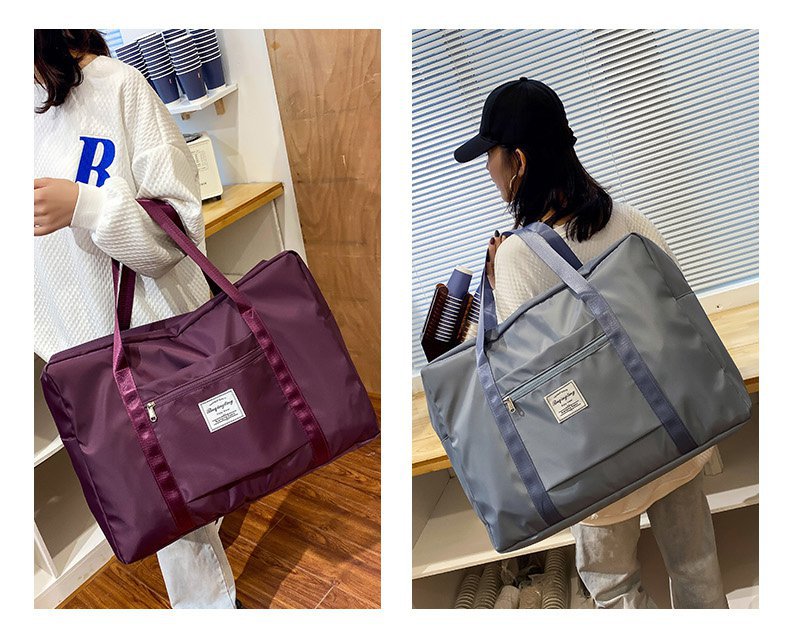 Large Capacity Travel Bag Coverable Handle Handbag Oxford Cloth Storage Bag Large Gym Bag Travel Bag Can Be Customized
