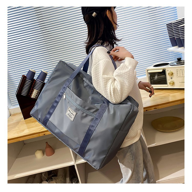 Large Capacity Travel Bag Coverable Handle Handbag Oxford Cloth Storage Bag Large Gym Bag Travel Bag Can Be Customized