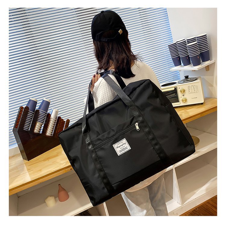 Large Capacity Travel Bag Coverable Handle Handbag Oxford Cloth Storage Bag Large Gym Bag Travel Bag Can Be Customized