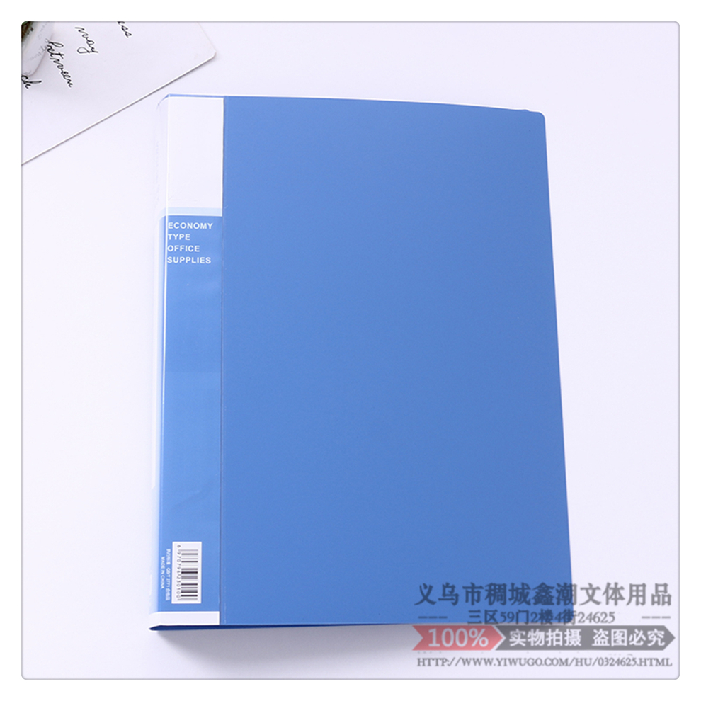 A4 Info Booklet Folder Multilayer Transparent Insert Book Clip Test Paper Storage Bag Office Supplies Students Sheet Music Folder