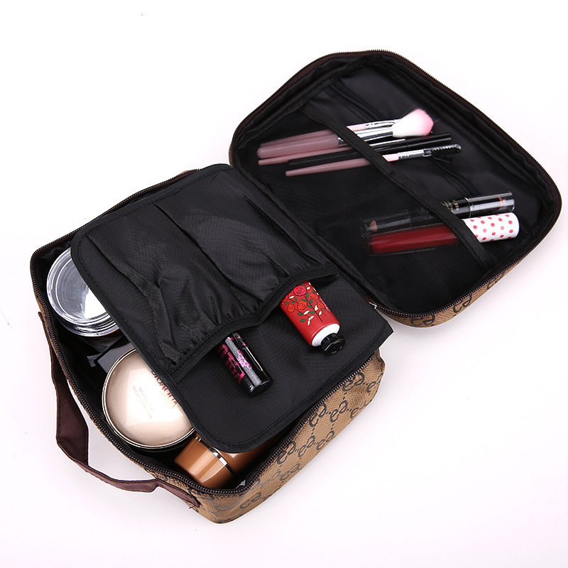 of the new embroidery multifunctional cosmetics jewelry storage bag largecapacity travel bag waterproof wash gargle bag