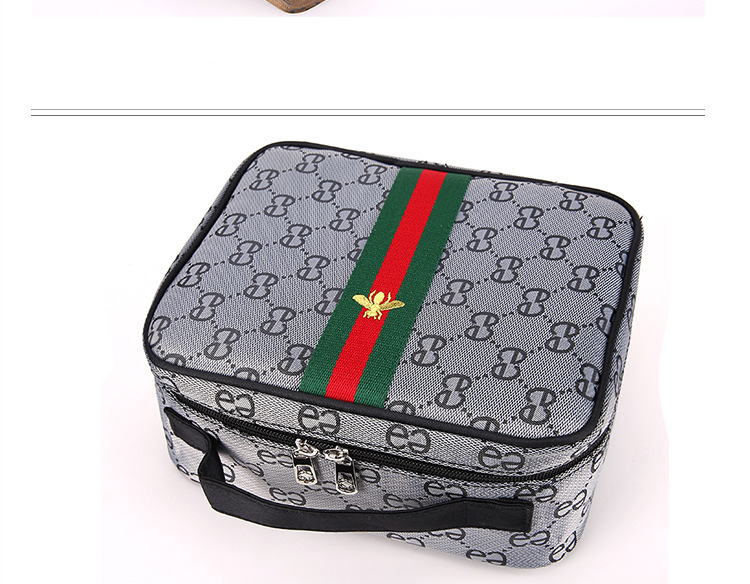 of the new embroidery multifunctional cosmetics jewelry storage bag largecapacity travel bag waterproof wash gargle bag