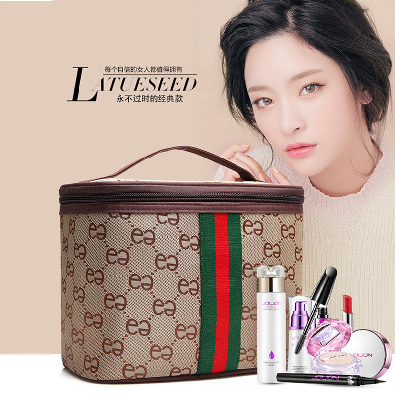 Korean Style New Portable Cosmetic Bag Large Capacity Storage Bag for Women Travel Cosmetic Case Simple Wash Bag Wholesale