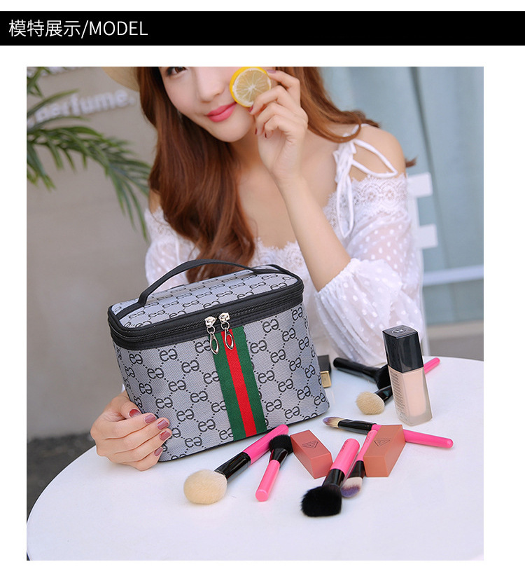 Korean Style New Portable Cosmetic Bag Large Capacity Storage Bag for Women Travel Cosmetic Case Simple Wash Bag Wholesale