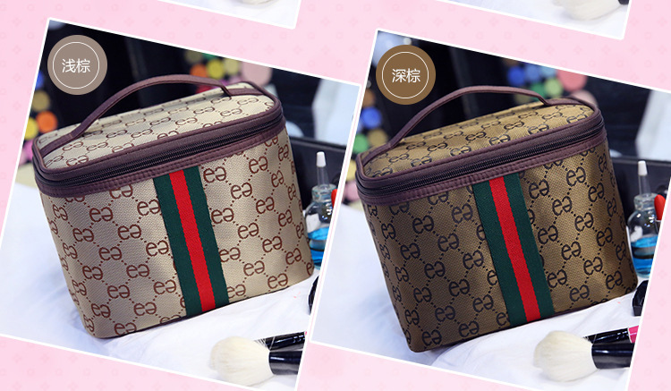 Korean Style New Portable Cosmetic Bag Large Capacity Storage Bag for Women Travel Cosmetic Case Simple Wash Bag Wholesale
