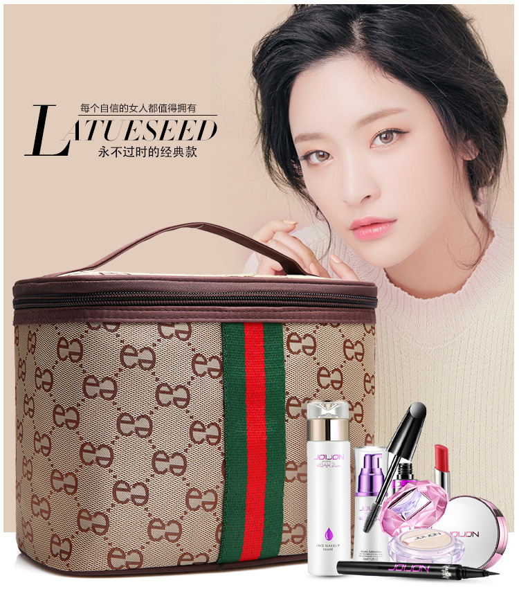 Korean Style New Portable Cosmetic Bag Large Capacity Storage Bag for Women Travel Cosmetic Case Simple Wash Bag Wholesale