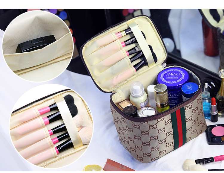 Korean Style New Portable Cosmetic Bag Large Capacity Storage Bag for Women Travel Cosmetic Case Simple Wash Bag Wholesale