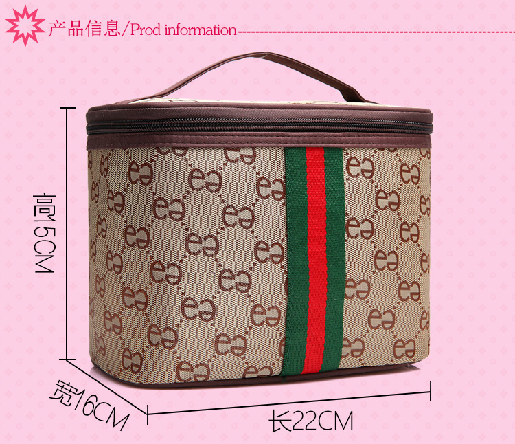 Korean Style New Portable Cosmetic Bag Large Capacity Storage Bag for Women Travel Cosmetic Case Simple Wash Bag Wholesale