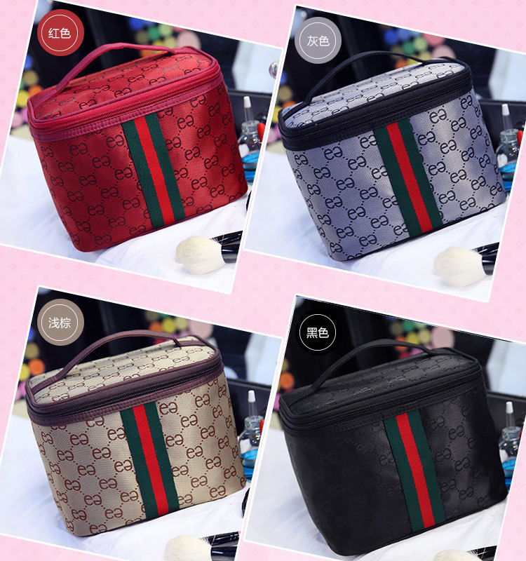 Korean Style New Portable Cosmetic Bag Large Capacity Storage Bag for Women Travel Cosmetic Case Simple Wash Bag Wholesale