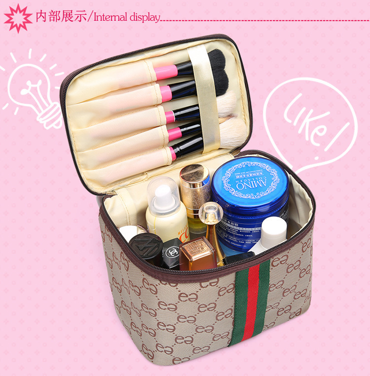 Korean Style New Portable Cosmetic Bag Large Capacity Storage Bag for Women Travel Cosmetic Case Simple Wash Bag Wholesale