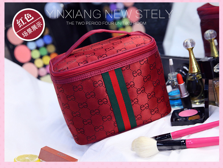 Korean Style New Portable Cosmetic Bag Large Capacity Storage Bag for Women Travel Cosmetic Case Simple Wash Bag Wholesale