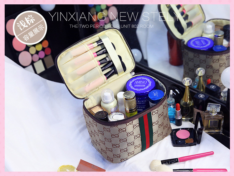 Korean Style New Portable Cosmetic Bag Large Capacity Storage Bag for Women Travel Cosmetic Case Simple Wash Bag Wholesale