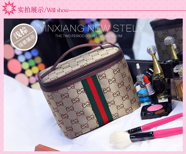 Korean Style New Portable Cosmetic Bag Large Capacity Storage Bag for Women Travel Cosmetic Case Simple Wash Bag Wholesale