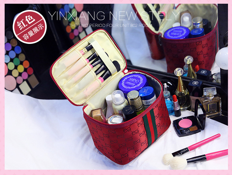 Korean Style New Portable Cosmetic Bag Large Capacity Storage Bag for Women Travel Cosmetic Case Simple Wash Bag Wholesale