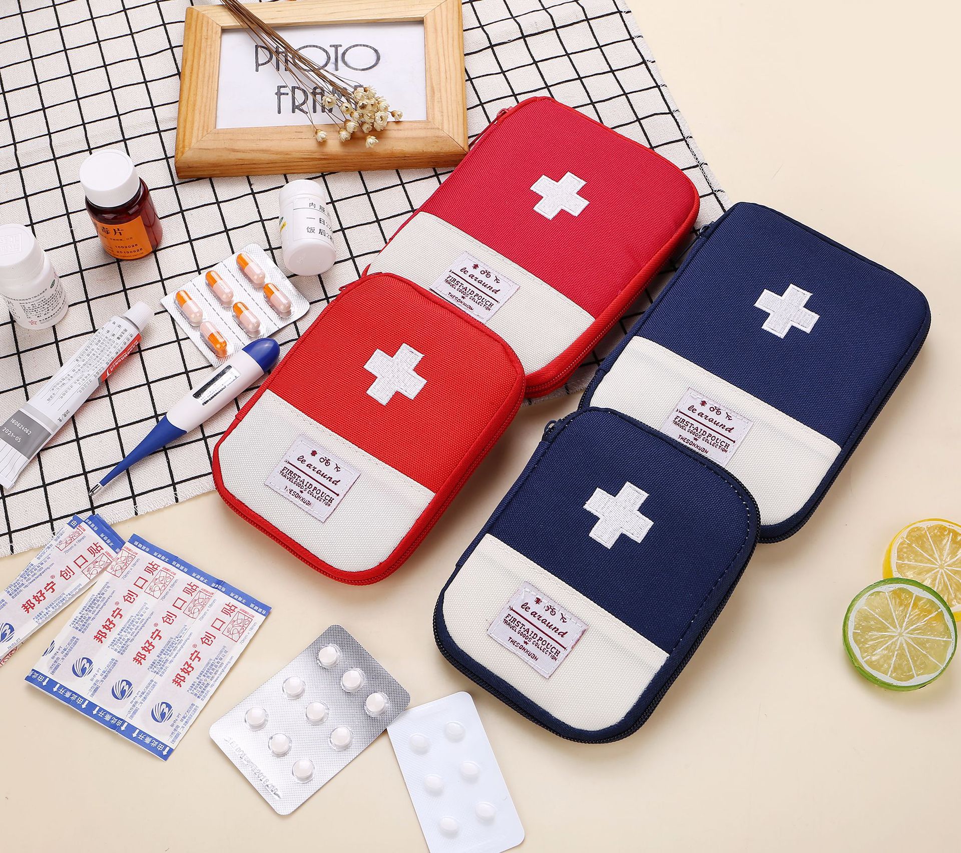Korean Travel Household Portable Small Herb Bag Portable Small Herb Bag Small Storage Bag Medicine Handy Bag