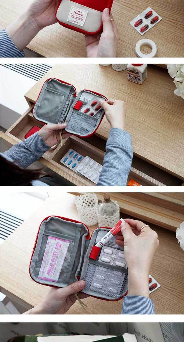 Korean Travel Household Portable Small Herb Bag Portable Small Herb Bag Small Storage Bag Medicine Handy Bag