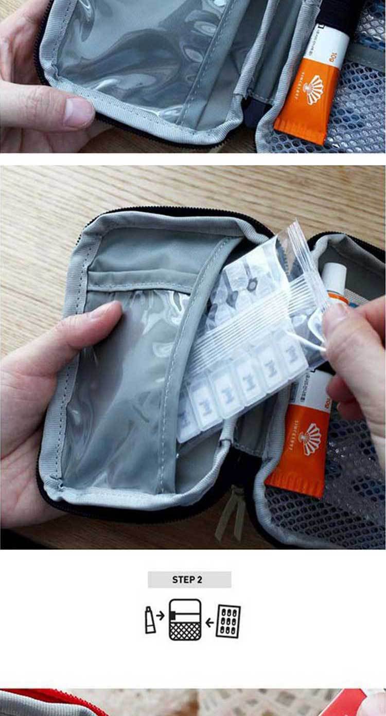 Korean Travel Household Portable Small Herb Bag Portable Small Herb Bag Small Storage Bag Medicine Handy Bag