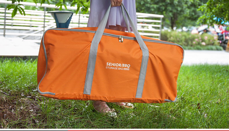 Accessories and accessories are orange storage bag Grill portable barbecue tools Accessories and accessories are orange storage bag Grill portable barbecue tools