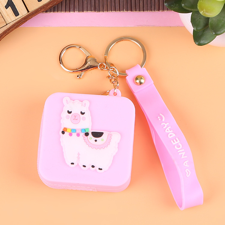 Korean Earphone Bag Coin Purse Silicone PVC Cartoon Storage Bag Lady Cute Cartoon Change Purse in Stock Wholesale