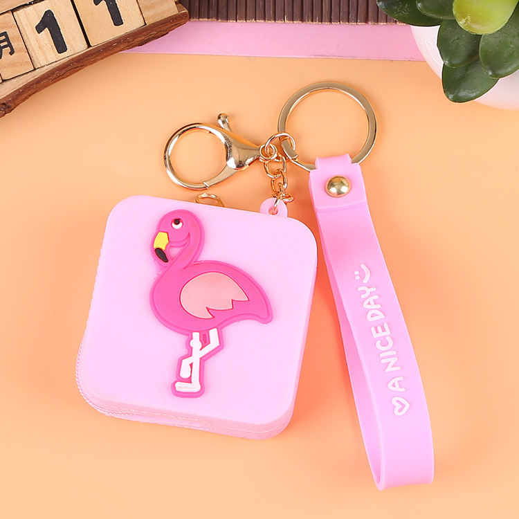 Korean Earphone Bag Coin Purse Silicone PVC Cartoon Storage Bag Lady Cute Cartoon Change Purse in Stock Wholesale