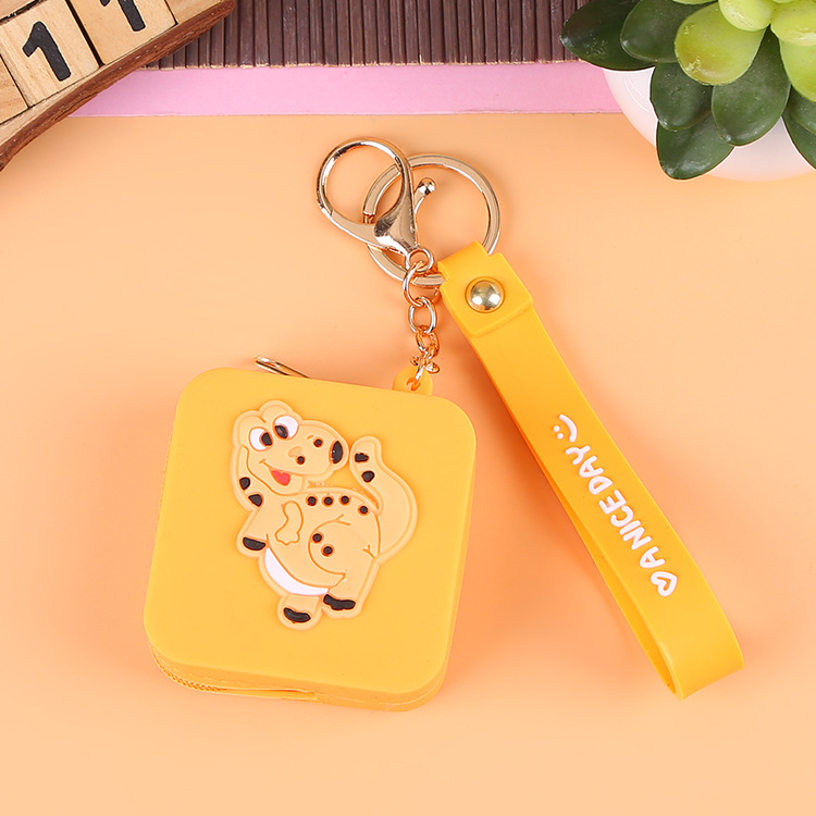 Korean Earphone Bag Coin Purse Silicone PVC Cartoon Storage Bag Lady Cute Cartoon Change Purse in Stock Wholesale