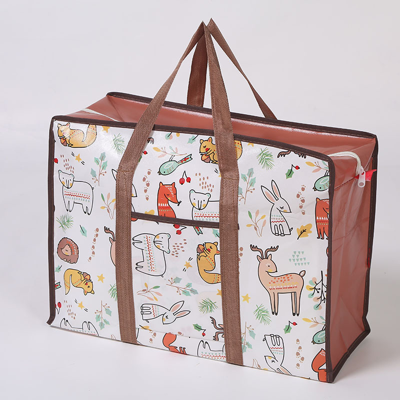 As a moving bag large capacity quilt luggage storage bag non-woven fabric wear-resistant student doggy bag wholesale As a moving bag large capacity quilt luggage storage bag non-woven fabric wear-resistant student doggy bag wholesale