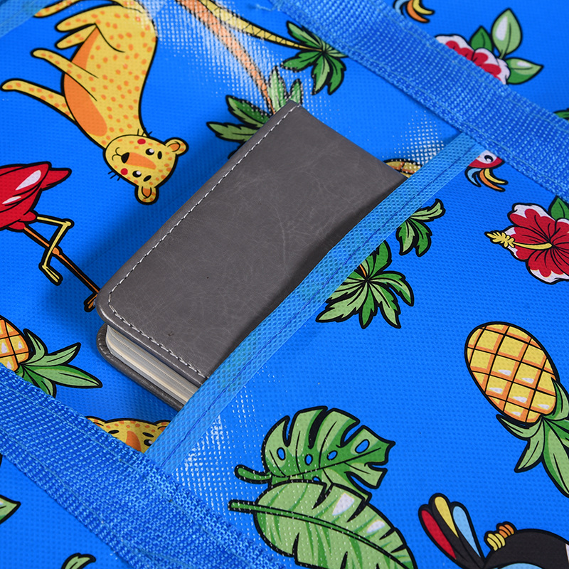 As a moving bag large capacity quilt luggage storage bag non-woven fabric wear-resistant student doggy bag wholesale As a moving bag large capacity quilt luggage storage bag non-woven fabric wear-resistant student doggy bag wholesale